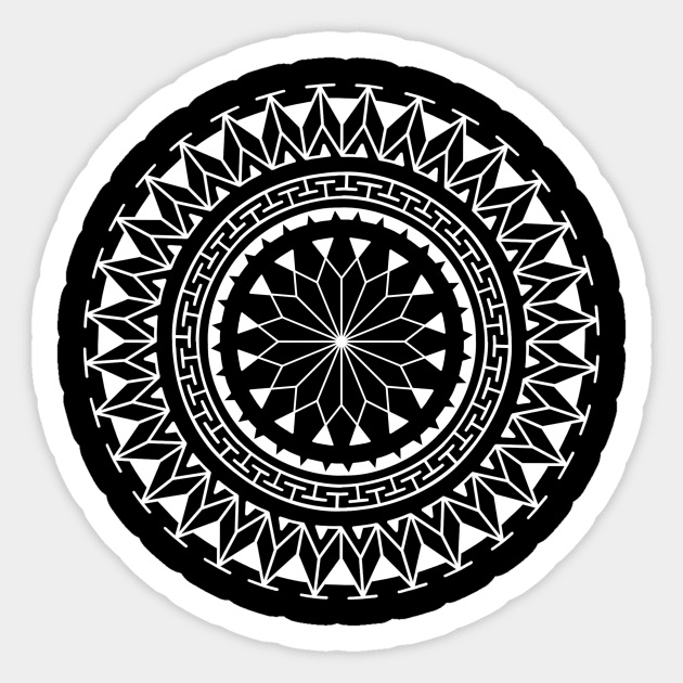 Mandala Sticker by Tikitattoo